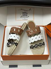 Colestore Hermes Gwen Espadrille 'Multicolore Naturel' - 6
