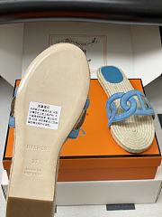 Colestore Hermes Famosa Espadrille Bleu Citadin - 6