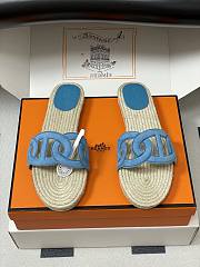 Colestore Hermes Famosa Espadrille Bleu Citadin - 4