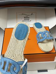 Colestore Hermes Famosa Espadrille Bleu Citadin - 3