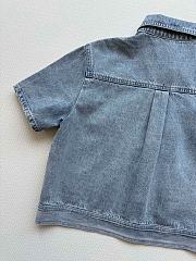 Colestore Chanel Lace CC Denim Shirt Jacket  - 6