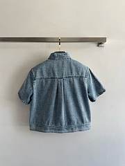 Colestore Chanel Lace CC Denim Shirt Jacket  - 2