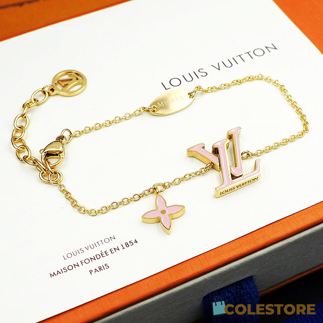 Colestore Louis Vuitton LV Iconic Bracelet Pink - 1