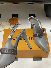 Colestore Louis Vuitton LV Vibe Slingback Pump Gray - 3