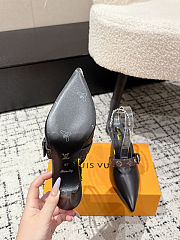 Colestore Louis Vuitton LV Vibe Slingback Pump Black - 5
