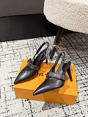 Colestore Louis Vuitton LV Vibe Slingback Pump Black - 3