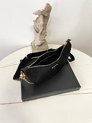 Colestore Prada Demi-lune Re-Nylon Shoulder Bag Black 13.5x30x6cm - 4