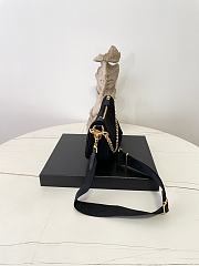 Colestore Prada Demi-lune Re-Nylon Shoulder Bag Black 13.5x30x6cm - 2