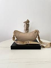 Colestore Prada Demi-lune Re-Nylon Shoulder Bag Camel Brown 13.5x30x6cm - 5