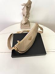Colestore Prada Demi-lune Re-Nylon Shoulder Bag Camel Brown 13.5x30x6cm - 4