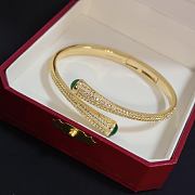 Colestore Cartier Juste Un Clou Bracelet (Diamond & Malachite) Gold - 2