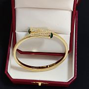 Colestore Cartier Juste Un Clou Bracelet (Diamond & Malachite) Gold - 4