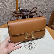 Colestore Hermes Constance Elan Epsom Caramel Gold 24x14x8cm - 3