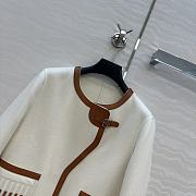 Colestore Hermes Embroidered Jacket with Leather Neutral - 5