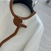 Colestore Hermes Embroidered Jacket with Leather Neutral - 3