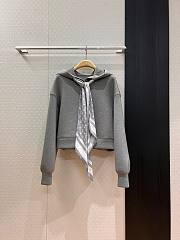 Colestore Louis Vuitton Cropped Monogram Scarf Hoodie - 1