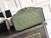 Colestore Chanel 25 Small Handbag Grained Calfskin & Gold-Tone Metal Forest Green 30x26x14cm - 5