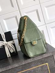 Colestore Chanel 25 Small Handbag Grained Calfskin & Gold-Tone Metal Forest Green 30x26x14cm - 4