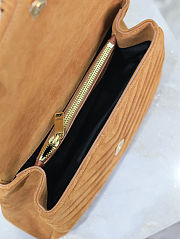 Colestore YSL Saint Laurent College Fringe Suede Shoulder Bag 24x17x6cm - 2