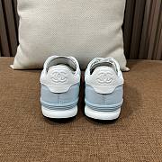 Colestore Chanel Trainers Shiny Calfskin, Calfskin & Suede Calfskin Light Blue & White - 5