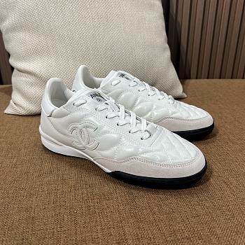 Colestore Chanel Trainers Shiny Calfskin, Calfskin & Suede Calfskin White