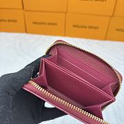 Colestore Louis Vuitton Zippy Coin Purse Burgundy/Red  11x8x1cm - 4