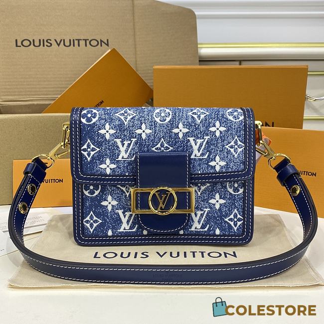 Colestore Louis Vuitton LV Dauphine Blue 20x15x9cm - 1