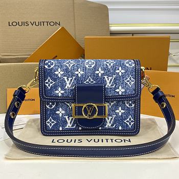 Colestore Louis Vuitton LV Dauphine Blue 20x15x9cm