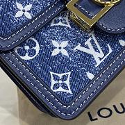 Colestore Louis Vuitton LV Dauphine Blue 20x15x9cm - 4