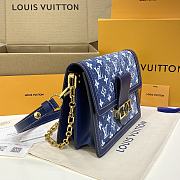 Colestore Louis Vuitton LV Dauphine Blue 25x17x10.5cm - 5