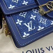 Colestore Louis Vuitton LV Dauphine Blue 25x17x10.5cm - 3