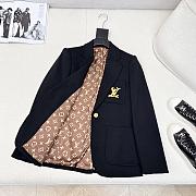 Colestore Louis Vuitton Solid Color Slim-Fit Blazer - 4