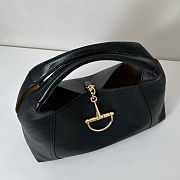 Colestore Gucci Softbit Maxi Shoulder Bag Black Leather 46x26x16cm - 3