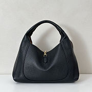 Colestore Gucci Softbit Maxi Shoulder Bag Black Leather 46x26x16cm - 2