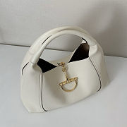 Colestore Gucci Softbit Maxi Shoulder Bag White Leather 46x26x16cm - 2