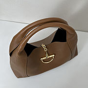Colestore Gucci Softbit Maxi Shoulder Bag Brown Leather 46x26x16cm - 2