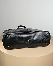 Colestore YSL Yves Saint Laurent Patent Leather Hobo Black 43x27x13cm - 6