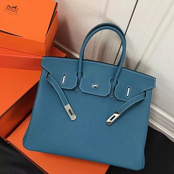 Colestore Hermes Birkin Togo Leather Teal Blue 30cm