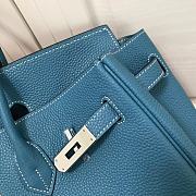 Colestore Hermes Birkin Togo Leather Teal Blue 30cm - 3