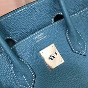 Colestore Hermes Birkin Togo Leather Teal Blue 30cm - 2