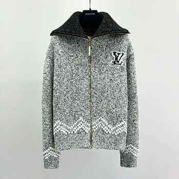 Colestore Louis Vuitton Zippered Knitted Blouson 