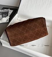 Colestore Chanel 25 Small Handbag Grained Calfskin & Gold-Tone Metal Brown 30x26x14cm - 5