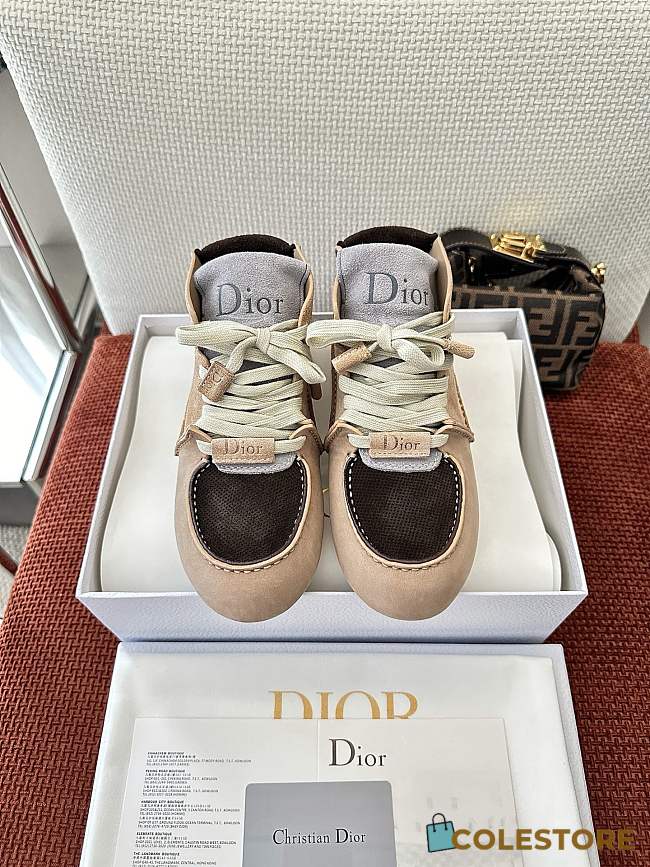 Colestore Dior Roadie Sneaker Beige and Brown - 1