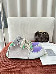 Colestore Dior Roadie Sneaker Light Grey Suede - 5