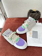 Colestore Dior Roadie Sneaker Light Grey Suede - 4
