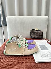 Colestore Dior Roadie Sneaker Beige and Purple - 5