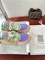 Colestore Dior Roadie Sneaker Beige and Purple - 3