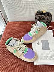 Colestore Dior Roadie Sneaker Beige and Purple - 2