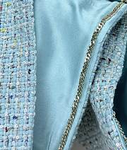 Colestore Chanel Tweed Jacket Light Blue - 6