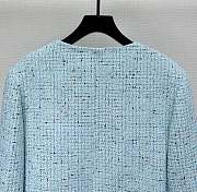 Colestore Chanel Tweed Jacket Light Blue - 3